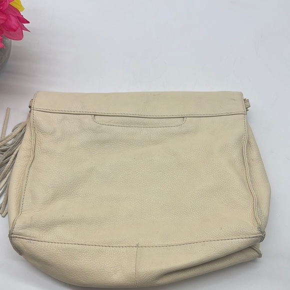 HOBO Elegant Cream Leather Clutch Handbag MCB7652S - Picture 8 of 13